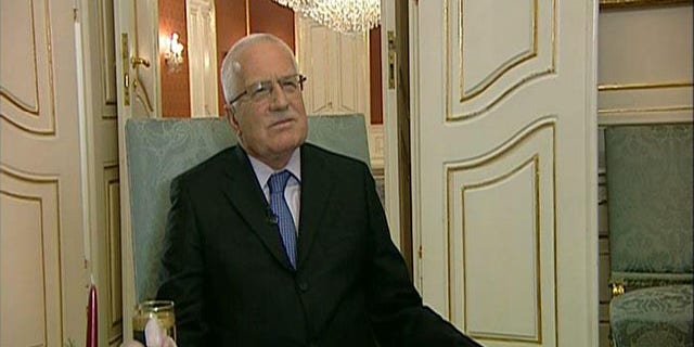 Czech Republic President Vaclav Klaus