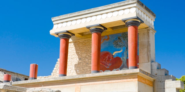 North gate at Knossos palace, Crete, Greece, iStock