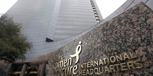 Feb. 3, 2012: The Susan Komen For The Cure international headquarters are shown in the Dallas suburb of Addison, Texas.