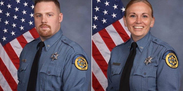 Deputy Sheriff Theresa King (right) and Deputy Sheriff Patrick Rohrer (left) were shot on June 15.