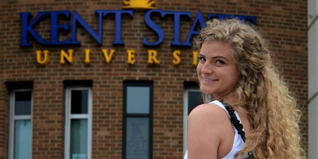 Kent State University graduate, Kaitlin Bennett, went viral for taking a parting shot at her school's anti-gun policy Sunday.