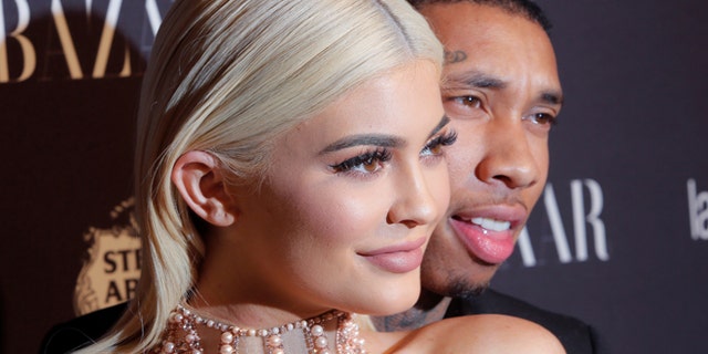 Kylie Jenner shared racy pictures to celebrate boyfriend Tyga's birthday.