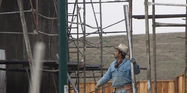 SAN RAMON, CA - DECEMBER 28: A laborer works on the construction of a new home development December 28, 2007 in San Ramon, California. The Commerce Department reported December 28 that the sales of new homes in the U.S. dropped to the lowest level in 12 years for the month of November. (Photo by David Paul Morris/Getty Images)
