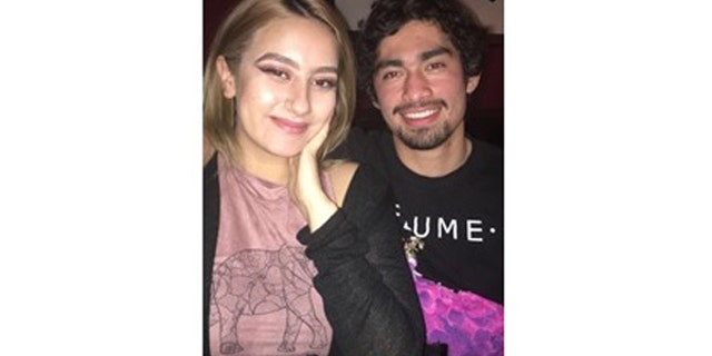 Olivia Hannah Gonzalez, 20, and Brian Fernandez, 21, are seen in this undated photo provided by the LAPD.