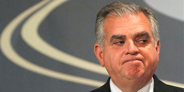 FILE: Transportation Secretary Ray LaHood listens as families of victims of distracted driving accidents speak at the Distracted Driving Summit in Washington Sept. 21.