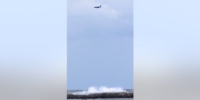 Dec. 30, 2016: A search plane flies over Lake Erie looking for a plane carrying six people that disappeared shortly after takeoff from a Cleveland airport Thursday.