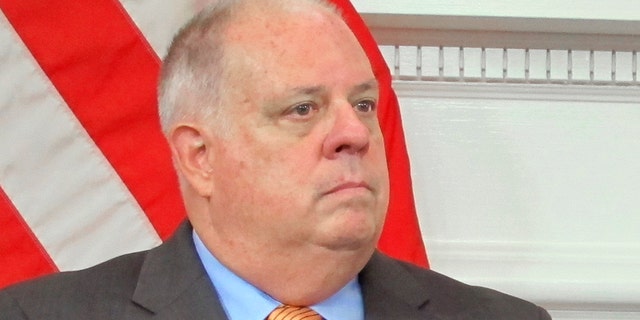 Gov. Larry Hogan, R-Md., is battling Democrats in his states over congressional redistricting. 