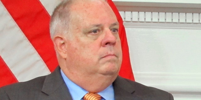 Gov. Larry Hogan, R-Md., is battling Democrats in his states over congressional redistricting.