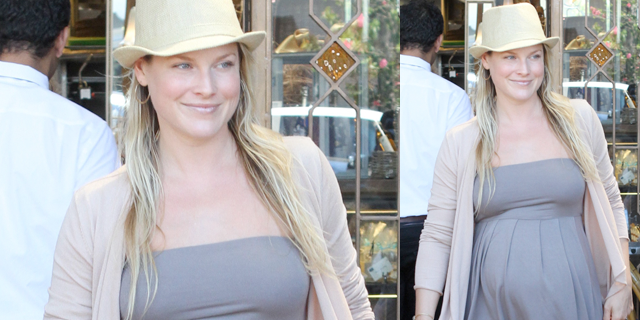 Ali Larter goes to eat at The Little Door and then shops at The Grove in Los Angeles on August 13, 2010. (X17Online.com)