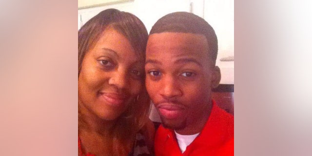 Gemmel Moore is seen with his mother, LaTisha Nixon, above.