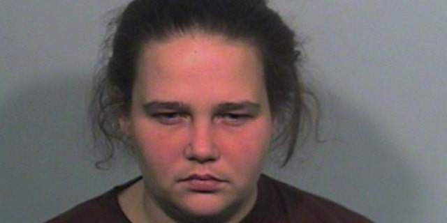 Lauri Ruble, accused of bringing her 5-year-old son with her on a bank heist.