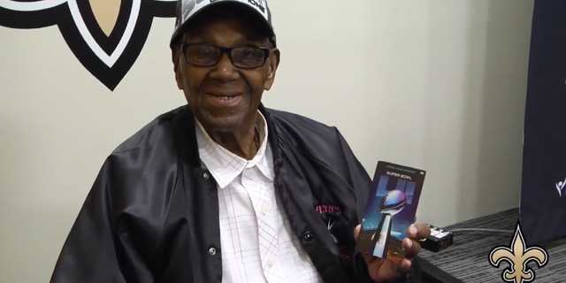 Lawrence Brooks, a 108-year-old World War II veteran, scored tickets to Super Bowl LII.