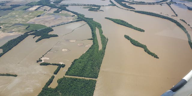 Flooding in Lawrence County, Arkansas.