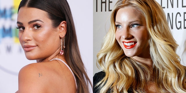 Lea Michele (left) and Heather Morris were both victims of nude photo hackings.