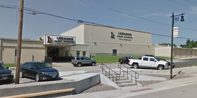 Lebanon high school in southern Missouri, where Elizabeth Morgan, a teacher, was accused of having sexual contact with a male student.