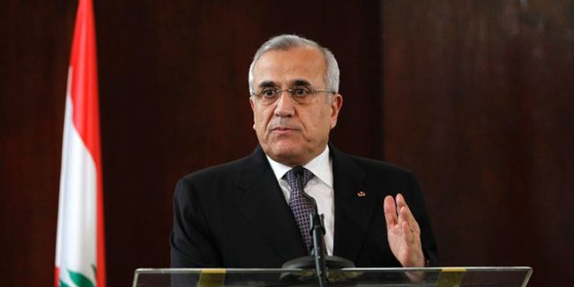 When Lebanese President Michel Sleiman stepped down last month, it created a vacuum in Lebanon's government. (AP)