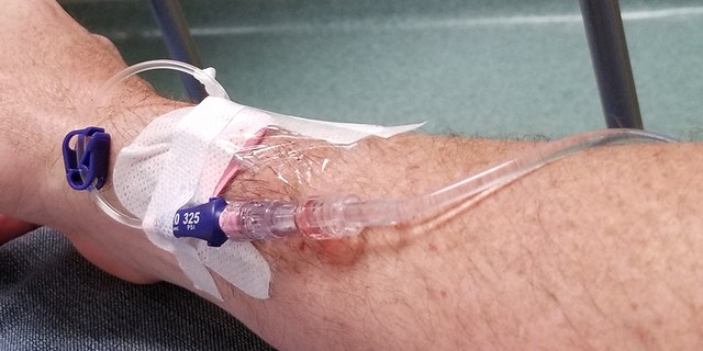 After experiencing nausea and stomach cramping, he said he underwent several tests, including blood work and an EKG, and was given two IVs and “some kind of pill.”