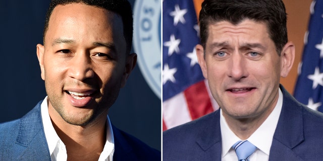 Singer John Legend lashed out at Speaker Paul Ryan on Saturday after the lawmaker posted a Father's Day video about his children amid the ongoing controversy over immigration.