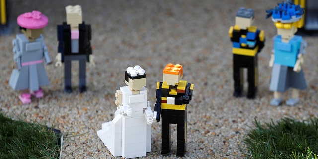 TMZ pointed out that a likeness of Meghan's mom Doria was made with a darker shade of Lego brick.