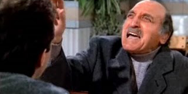 Len Lesser as Uncle Leo on 'Seinfeld.' (NBC)