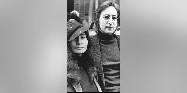 John Lennon and Yoko Ono in New York City in 1972.