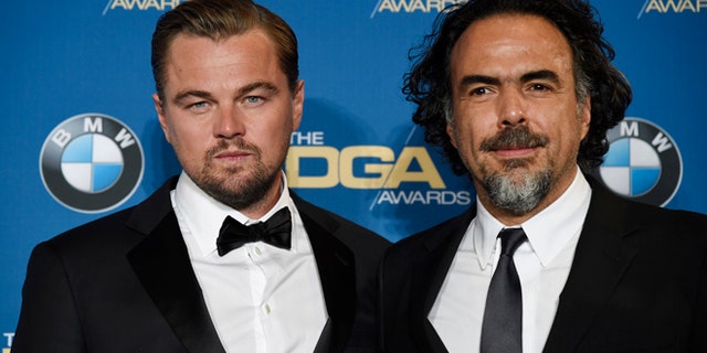 Feb 6, 2016. Leonardo DiCaprio, left, star of "The Revenant," poses backstage with the film's director Alejandro Gonzalez Inarritu at the 68th Directors Guild of America Awards in Los Angeles.