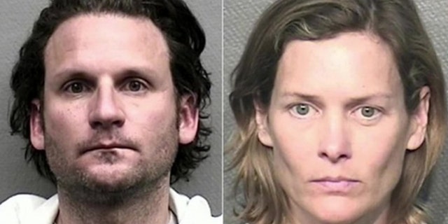 Leon Jacob and Valerie McDaniel after their arrests in March 2017.
