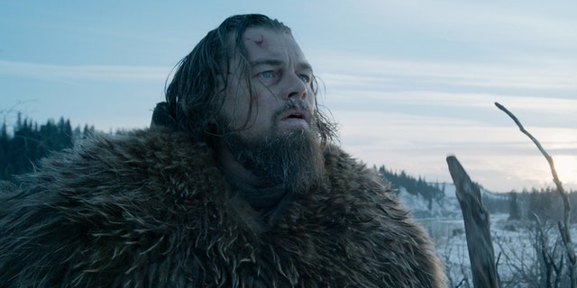 This photo provided by courtesy of  Twentieth Century Fox shows, Leonardo DiCaprio as Hugh Glass, in a scene from the film, "The Revenant," directed by Alejandro Gonzalez Inarritu. The 88th annual Academy Awards nominations will be announced beginning at 5:30 a.m. PST on Thursday, Jan. 14, 2016, at the Academy of Motion Picture Arts and Sciences in Beverly Hills, Calif.  The Oscars will be presented on Feb. 28, 2016, in Los Angeles. (Courtesy Twentieth Century Fox via AP)