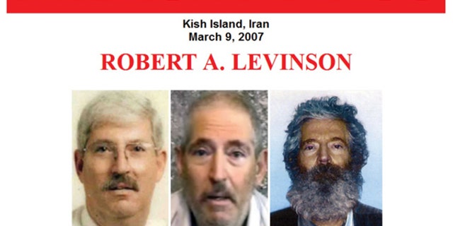 An 2012 FBI poster displayed shows Robert Levinson, who disappeared from Kish Island, Iran, on March 9, 2007.