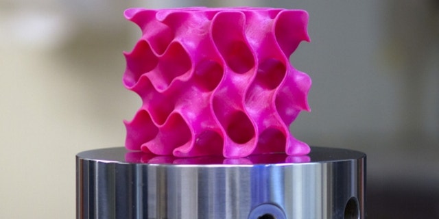 A new material is incredibly light yet stronger than steel. The new material gets its amazing strength from its unique geometric configuration.