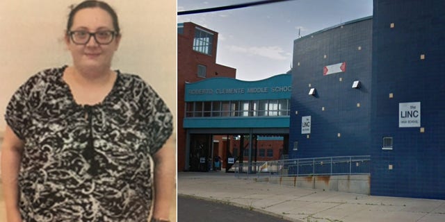 Amanda Richardson, a humanities teacher, has been removed from her job at the LINC High School in Philadelphia amid accusations that she took bribes from students in exchange for better grades.