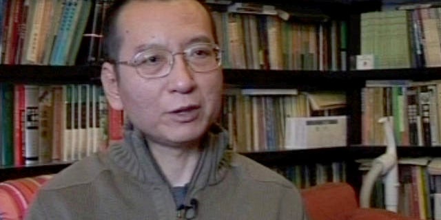 This image, taken in 2008, shows Chinese pro-democracy activist and writer Liu Xiaobo (AP)