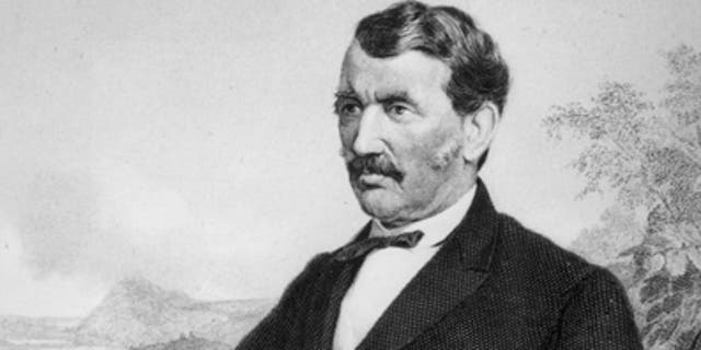 This is an undated file photo of a painting of David Livingstone, Scottish missionary and explorer in Africa and opponent of the slave trade.