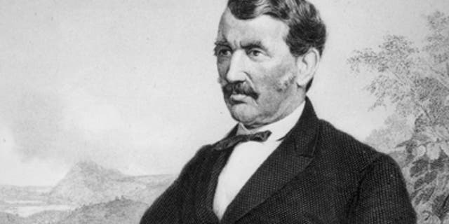 This is an undated file photo of a painting of David Livingstone, Scottish missionary and explorer in Africa and opponent of the slave trade.