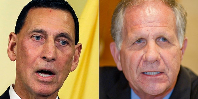 GOP Reps. Frank LoBiondo, left, and Ted Poe, right, announced Tuesday they will retire at the end of their terms.