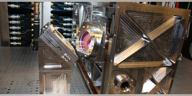 Lockheed Martin says the fiber lasers that comprise the 30-kilowatt ALADIN laser are under production at its Bothell, Washington, facility. The modular laser design lets the laser's power adapt to specific missions (Lockheed Martin).