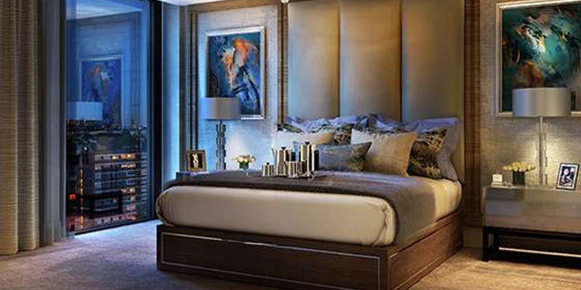 Interior shot of the new luxury flats in Kensington – where homes vary in price up to $10 million for a penthouse apartment