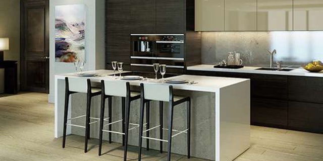 Interior shot of the new luxury flats in Kensington – where homes vary in price up to $10 million for a penthouse apartment