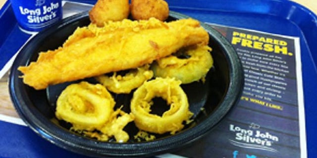 Long John Silver's Big Catch contains 33 grams of trans fat and 3700 milligrams of sodium, said the Center for Science in the Public Interest.