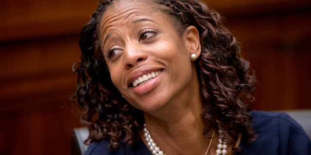 June 17, 2015: Rep. Mia Love, R-Utah appears on Capitol Hill in Washington. (AP)