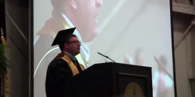 Lebanon High School Principal Kevin Lowery reminded graduates last month that the nation’s motto of “In God We Trust” can be found on U.S. currency and in Francis Scott Key’s 1814 version of “The Star-Spangled Banner.” Lowery also noted during the May 23 commencement that even though “God is reflected in the very fabric” of the nation, it would be inappropriate and even illegal to mention God or say a prayer at the ceremony. (YouTube)