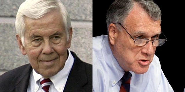 Sen. Richard Lugar, left, and Sen. Jon Kyl