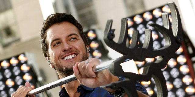 August 16, 2013.Singer Luke Bryan performs on the "Today" show in New York.