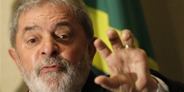 Brazil's President Luiz Inacio Lula da Silva gestures during a press conference in Rio de Janeiro Dec. 3. (AP Photo)
