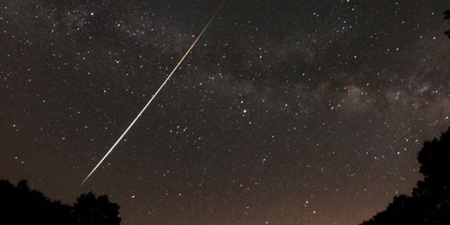 Lyrid meteors are small chunks of rock that broke off of Comet Thatcher.