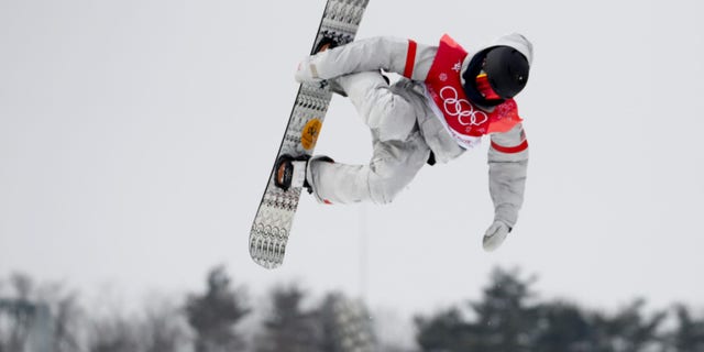 Kyle Mack earned a silver medal during the men's big air snowboarding competition.