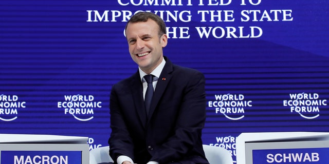 macron wef reuters