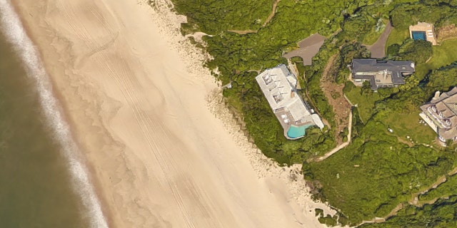 Madoff's former home in Montauk boasts 180 feet of coastline, and sits closer to the beach than its nearest neighbors.