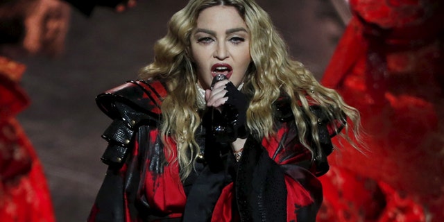 February 20, 2016. Madonna performs during her Rebel Heart Tour concert in Macau, China.