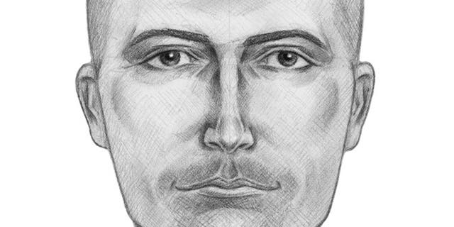 A sketch of one of the suspects.